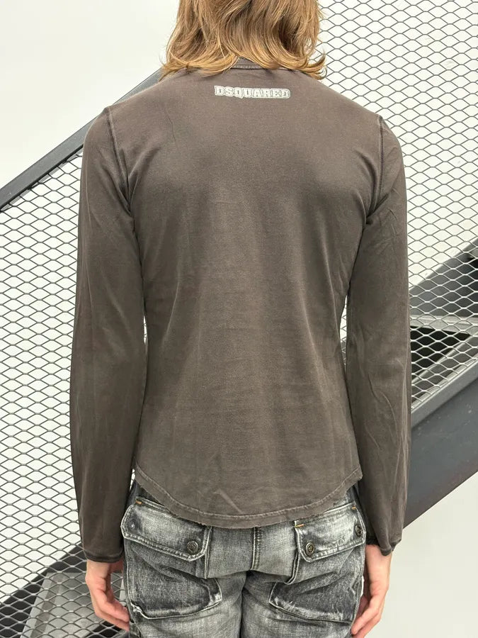 AW2004 Dsquared2 Brown Ranger Longsleeve GPblJTY 2