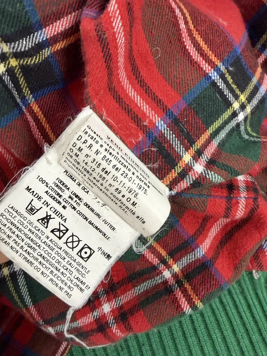 SS2004 Dsquared2 Canadian Green Puffer Vest Jacket HsiCbwA 10