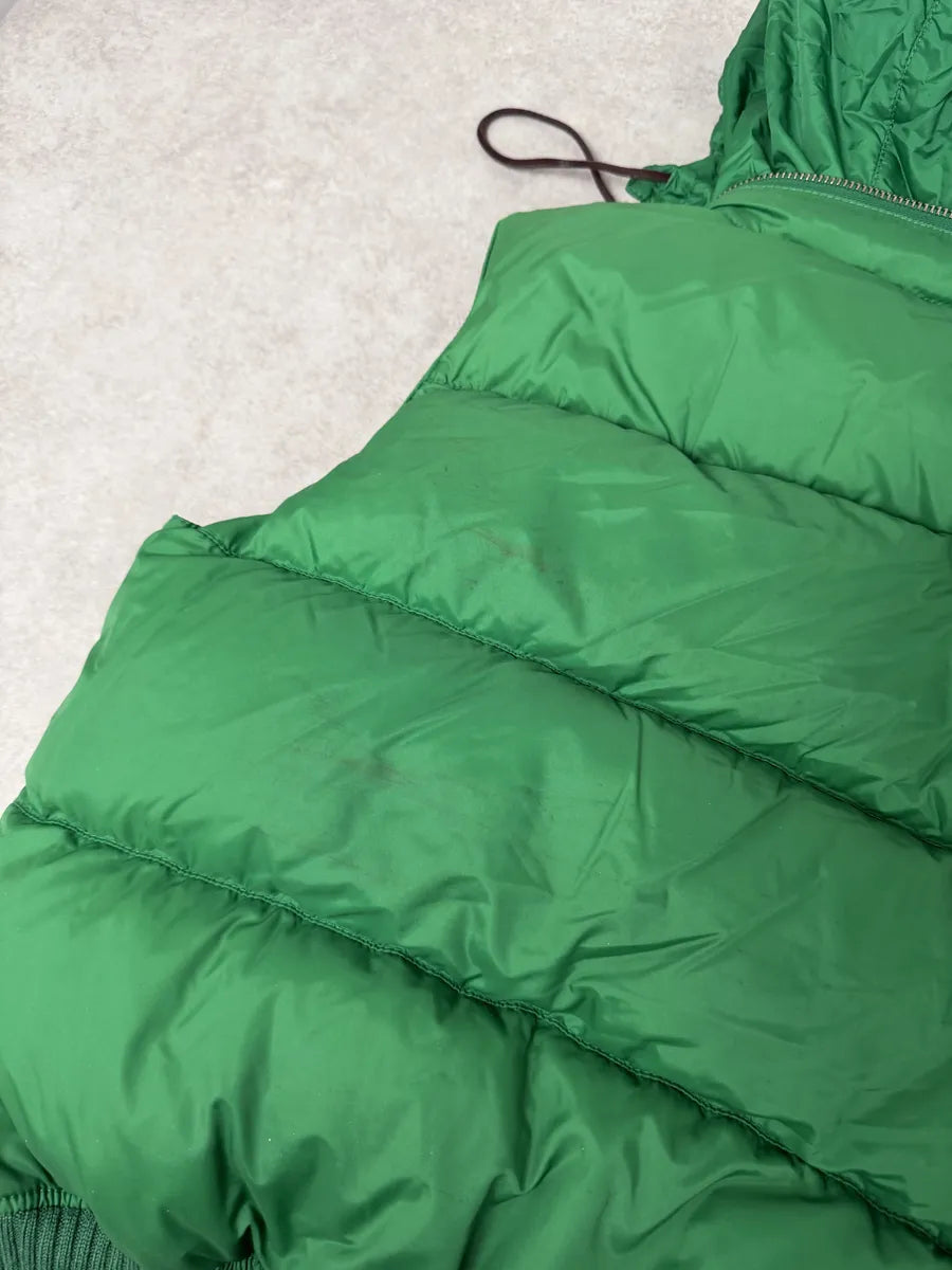 SS2004 Dsquared2 Canadian Green Puffer Vest Jacket HsiCbwA 4