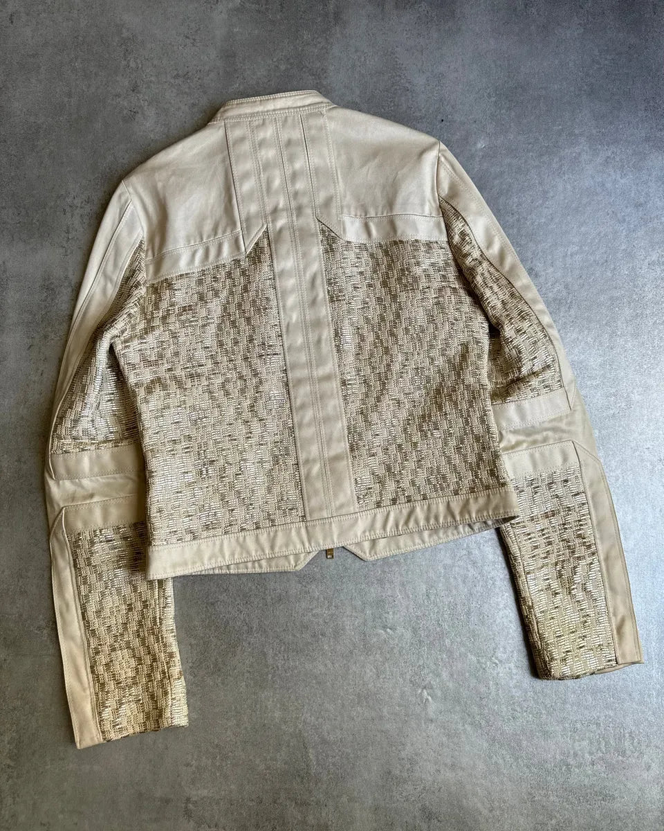 SS2004 Gucci by Tom Ford Beige Nude Gabardine Jacket LOnqsMC 4