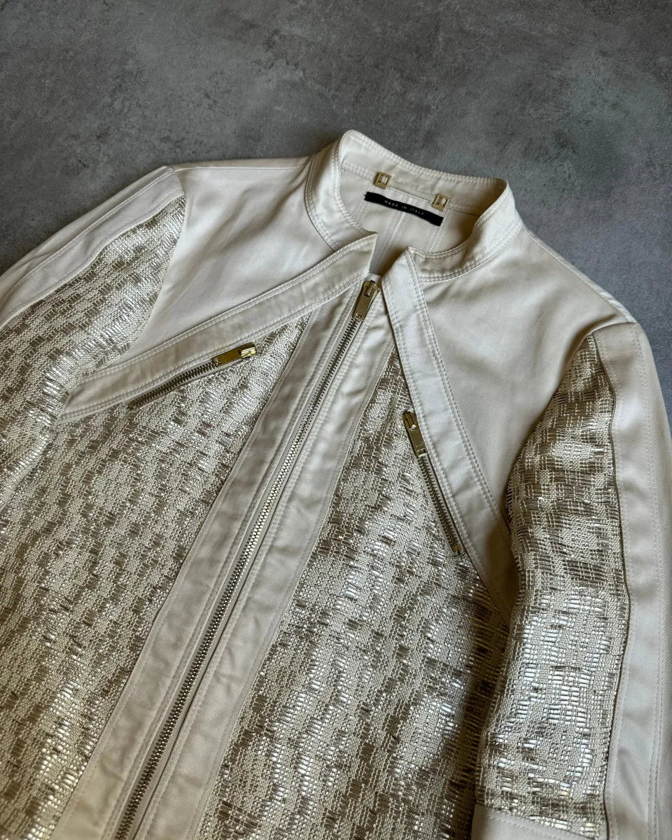 SS2004 Gucci by Tom Ford Beige Nude Gabardine Jacket LOnqsMC 9