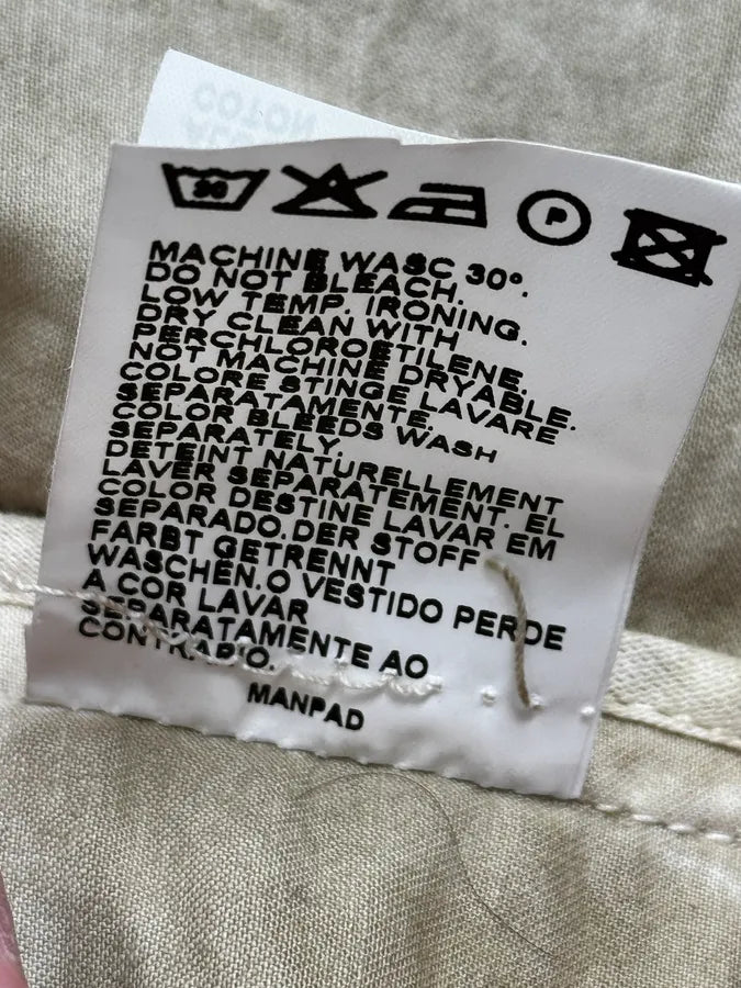 SS2004 Jean Paul Gaultier Creamy Brut Asymmetrical Bondage Jacket NGmTNZL 13