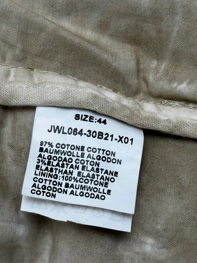 SS2004 Jean Paul Gaultier Creamy Brut Asymmetrical Bondage Jacket NGmTNZL 12