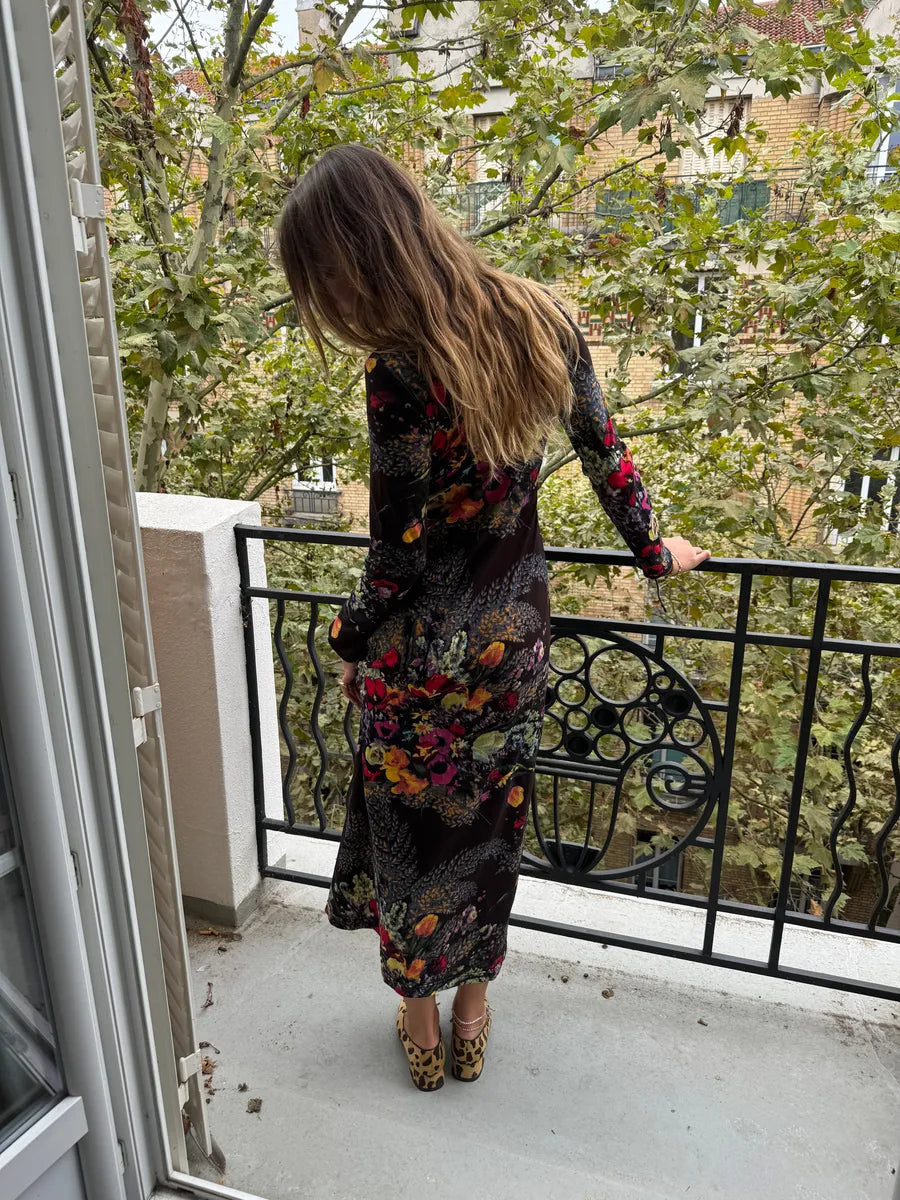 SS2004 Jean Paul Gaultier Flower Distinct Italian Dress kYVkLJc 3