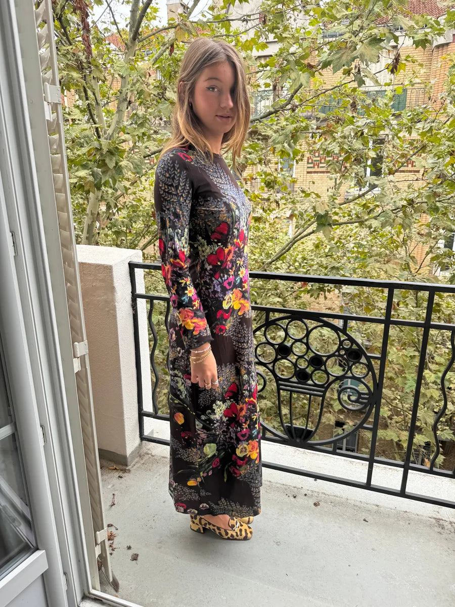 SS2004 Jean Paul Gaultier Flower Distinct Italian Dress kYVkLJc 4