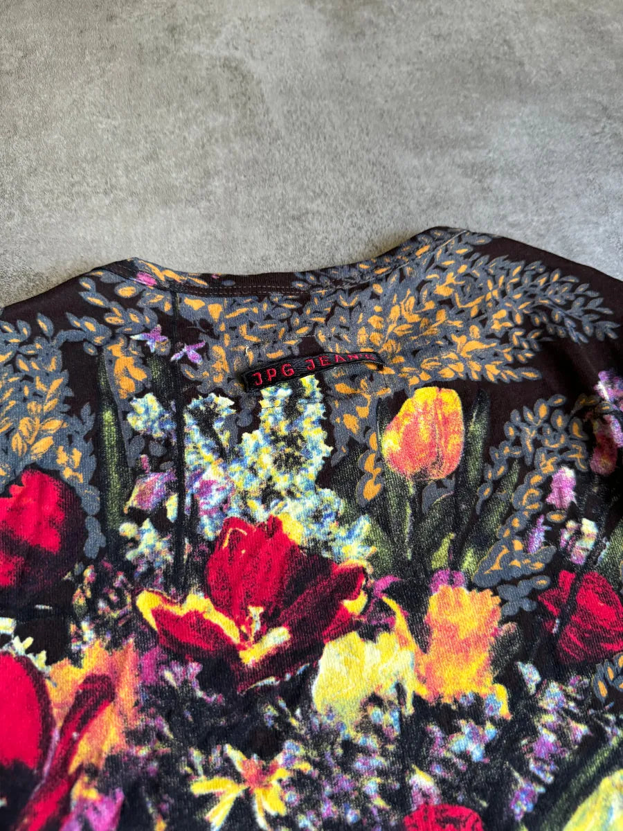 SS2004 Jean Paul Gaultier Flower Distinct Italian Dress kYVkLJc 7