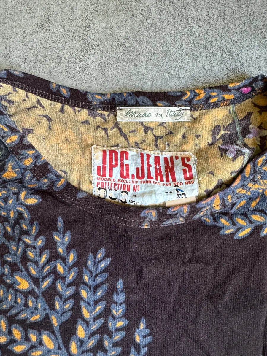 SS2004 Jean Paul Gaultier Flower Distinct Italian Dress kYVkLJc 9