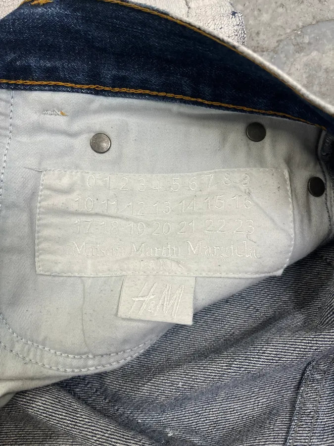 SS2004 Maison Margiela x H&M White Painted Jeans RE-EDITION (S/M) Bdxqkkt 8