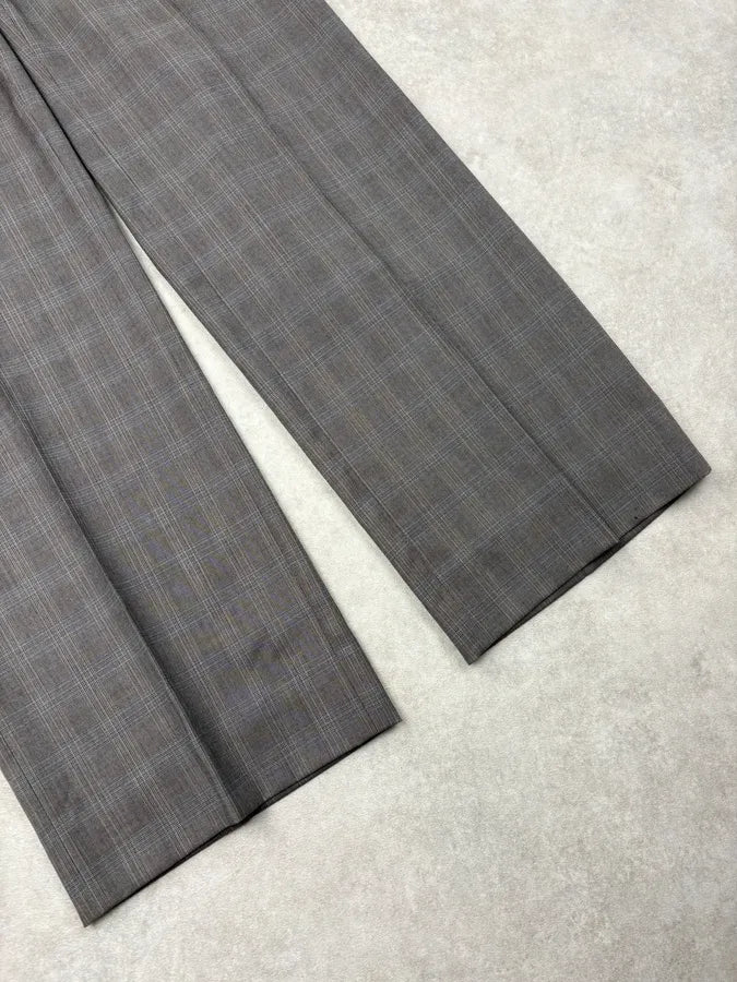 SS2004 Maison Martin Margiela Grey Tartan Classy Pants Oombodp 7