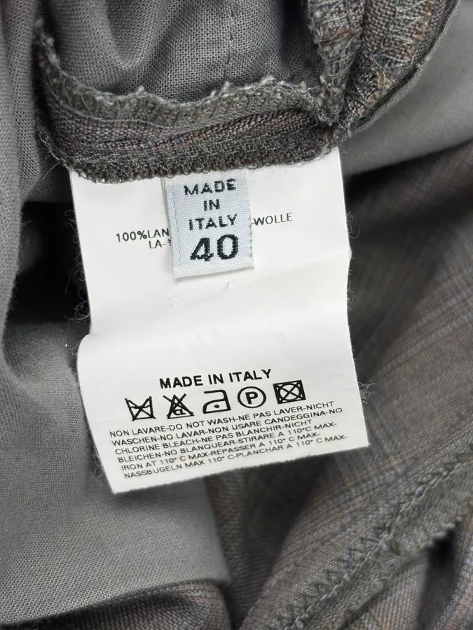 SS2004 Maison Martin Margiela Grey Tartan Classy Pants Oombodp 10