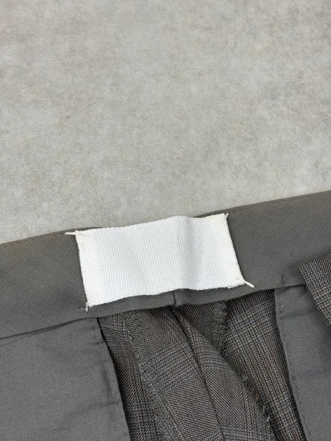 SS2004 Maison Martin Margiela Grey Tartan Classy Pants Oombodp 9