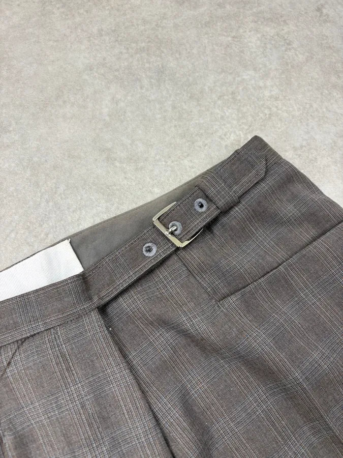 SS2004 Maison Martin Margiela Grey Tartan Classy Pants Oombodp 8