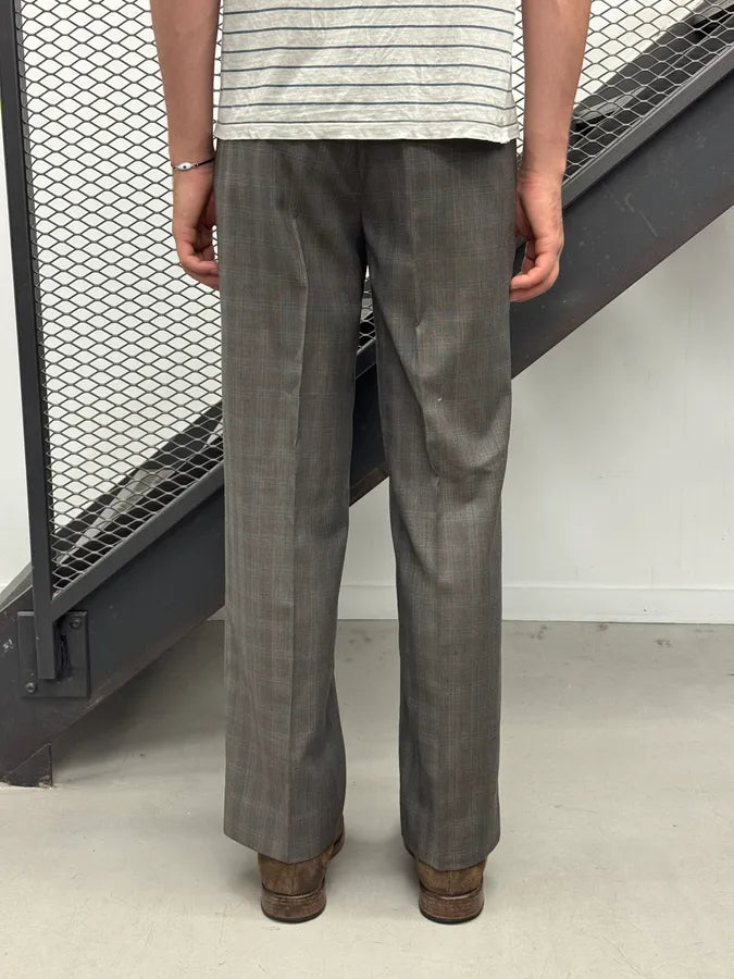 SS2004 Maison Martin Margiela Grey Tartan Classy Pants Oombodp 3
