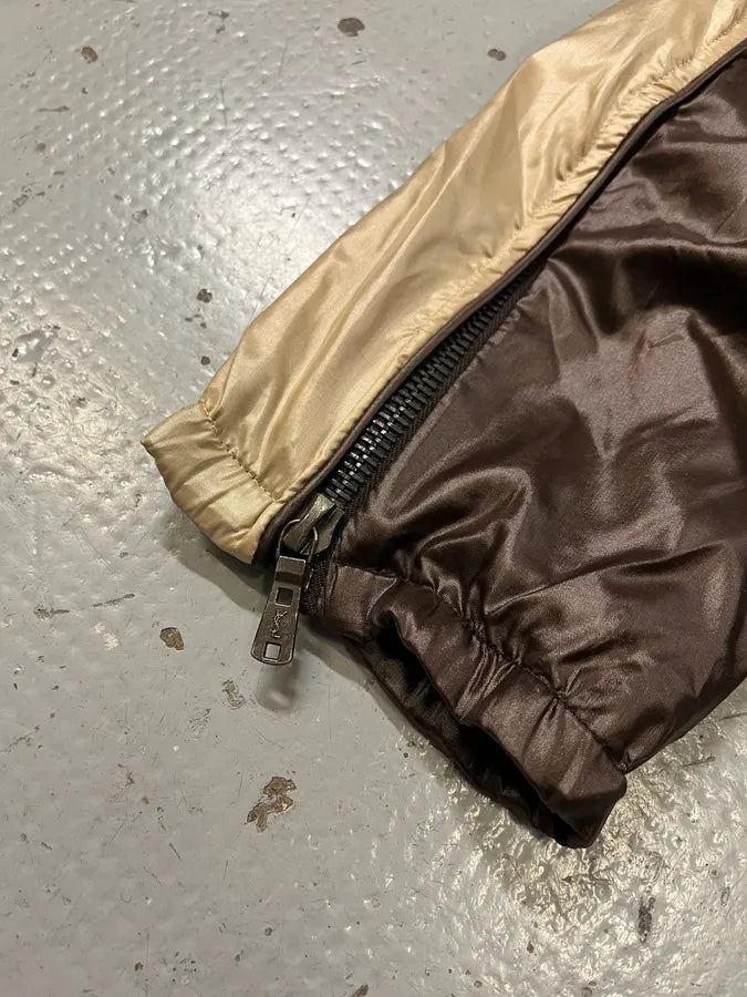 SS2004 Yves Saint Laurent Asymmetrical Zip Nylon Bomber Jacket xigStji 6