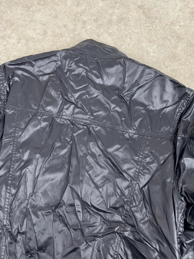 SS2004 Yves Saint Laurent Navy Shiny Cargo Jacket OYPcDTa 6