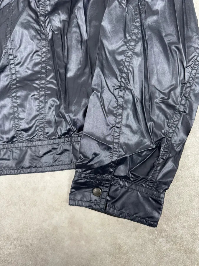SS2004 Yves Saint Laurent Navy Shiny Cargo Jacket OYPcDTa 8