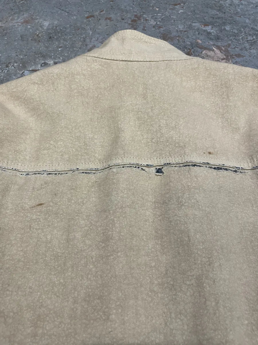 SS2005 Cavalli Apocalyptic Beige Denim Jacket (M) aJNPMTN 12