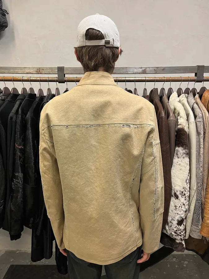 SS2005 Cavalli Apocalyptic Beige Denim Jacket (M/L) rSluLTe 2