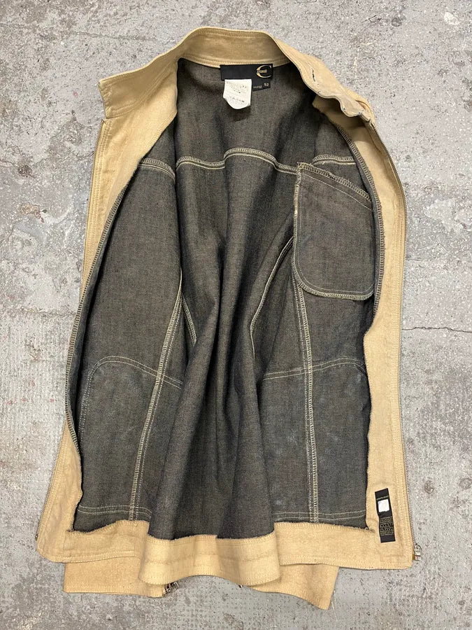SS2005 Cavalli Apocalyptic Beige Denim Jacket (M/L) rSluLTe 5