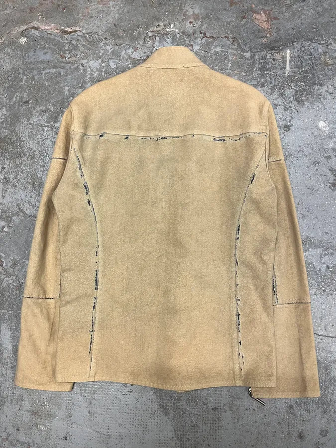 SS2005 Cavalli Apocalyptic Beige Denim Jacket (M/L) rSluLTe 6