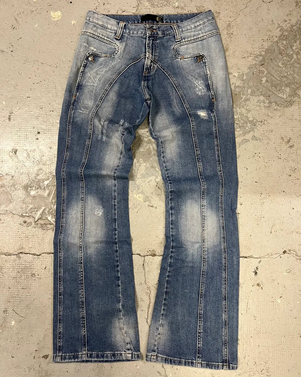SS2005 Cavalli Hysteric Denim Blue Jeans (M) TnIcmSJ 0