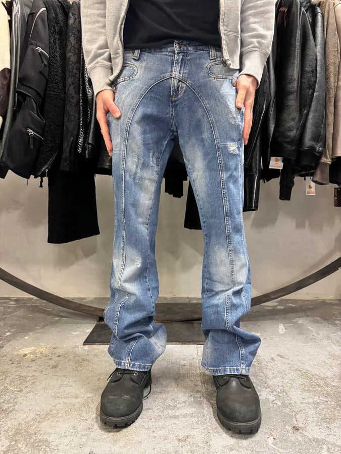 SS2005 Cavalli Hysteric Denim Blue Jeans (M) TnIcmSJ 2