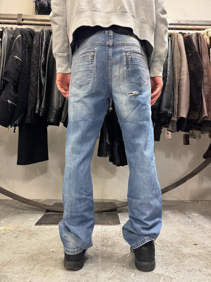SS2005 Cavalli Hysteric Denim Blue Jeans (M) TnIcmSJ 3