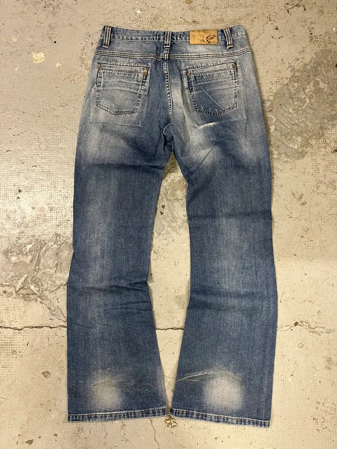 SS2005 Cavalli Hysteric Denim Blue Jeans (M) TnIcmSJ 6