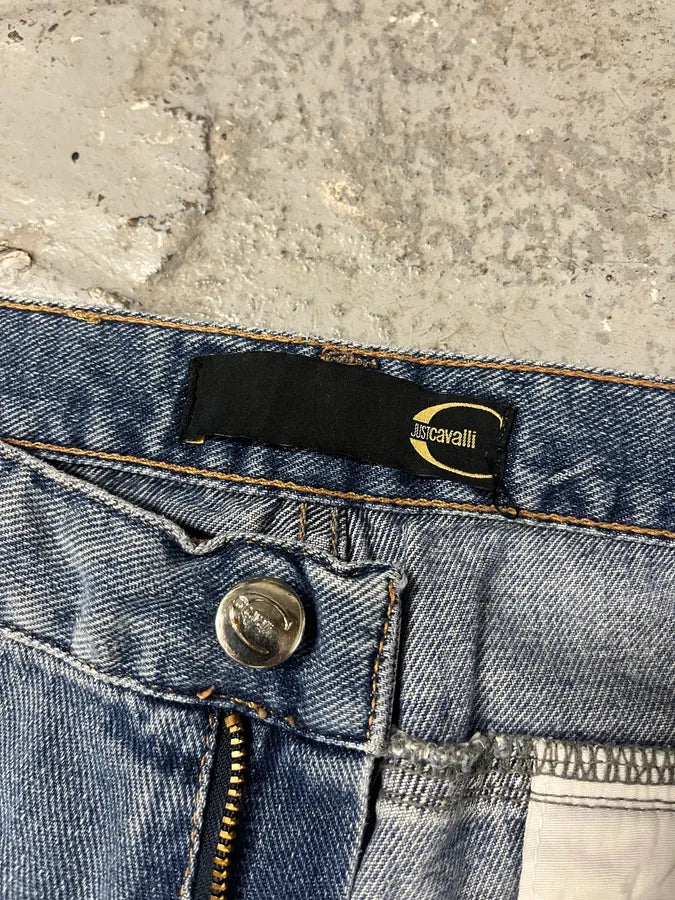 SS2005 Cavalli Hysteric Denim Blue Jeans (M) TnIcmSJ 8