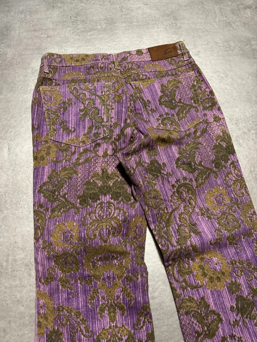 SS2005 Cavalli Mountain Peninsula Purple Relaxed Pants LnjgChT 10