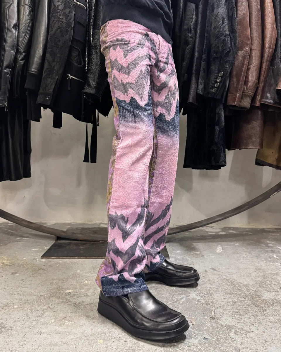 SS2005 Cavalli Mountain Peninsula Purple Relaxed Pants LnjgChT 2