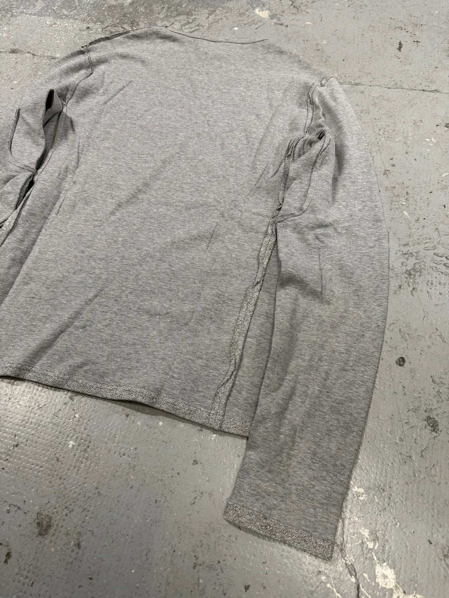 SS2005 Cavalli Naked Woman Print Grey Longsleeve (L/XL) 5