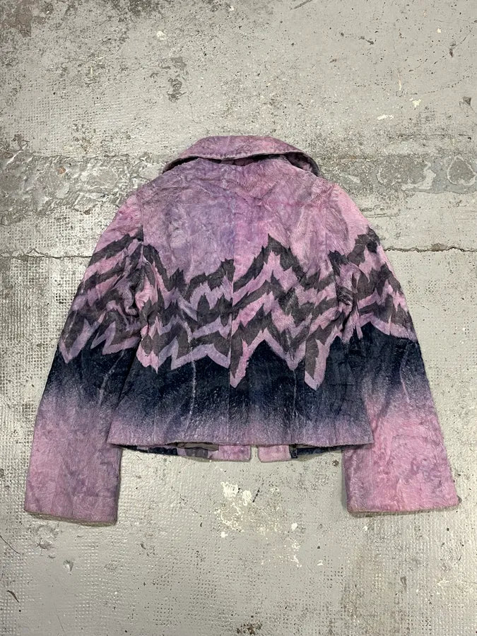 SS2005 Cavalli Pink Peninsula Faux Fur Blazer Jacket CnFGGGD 5