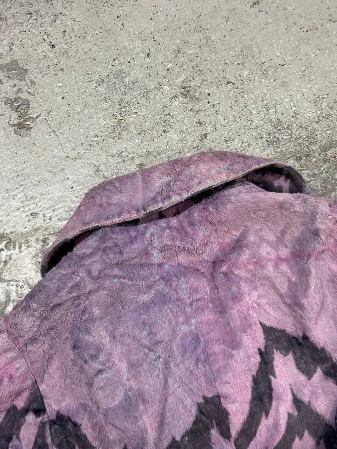 SS2005 Cavalli Pink Peninsula Faux Fur Blazer Jacket CnFGGGD 6