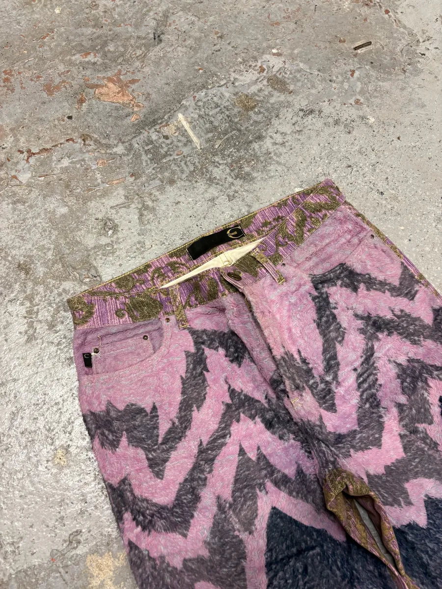 SS2005 Cavalli Purple Peninsula Cozy Pants NWeYRnn 10