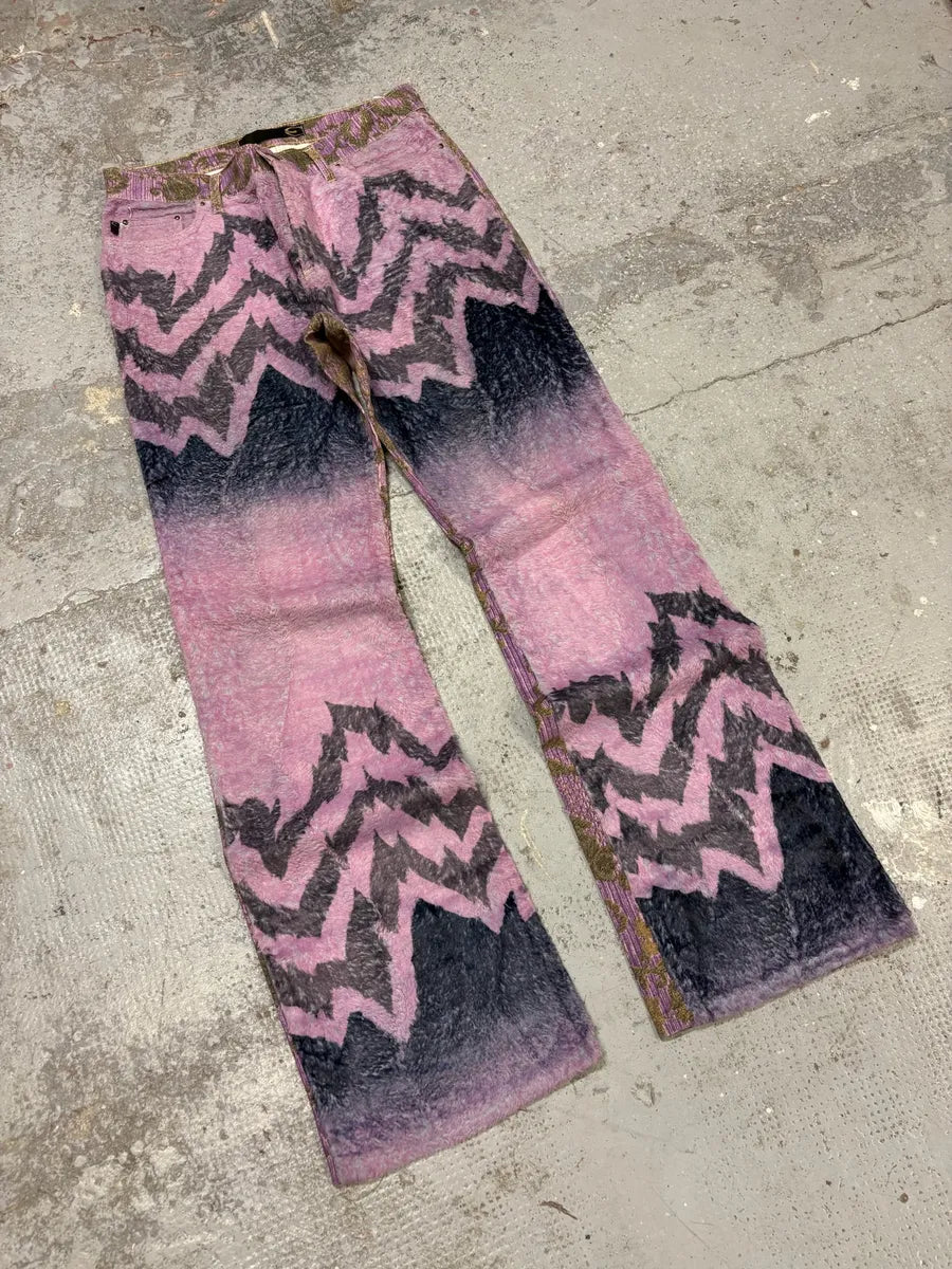 SS2005 Cavalli Purple Peninsula Cozy Pants NWeYRnn 11