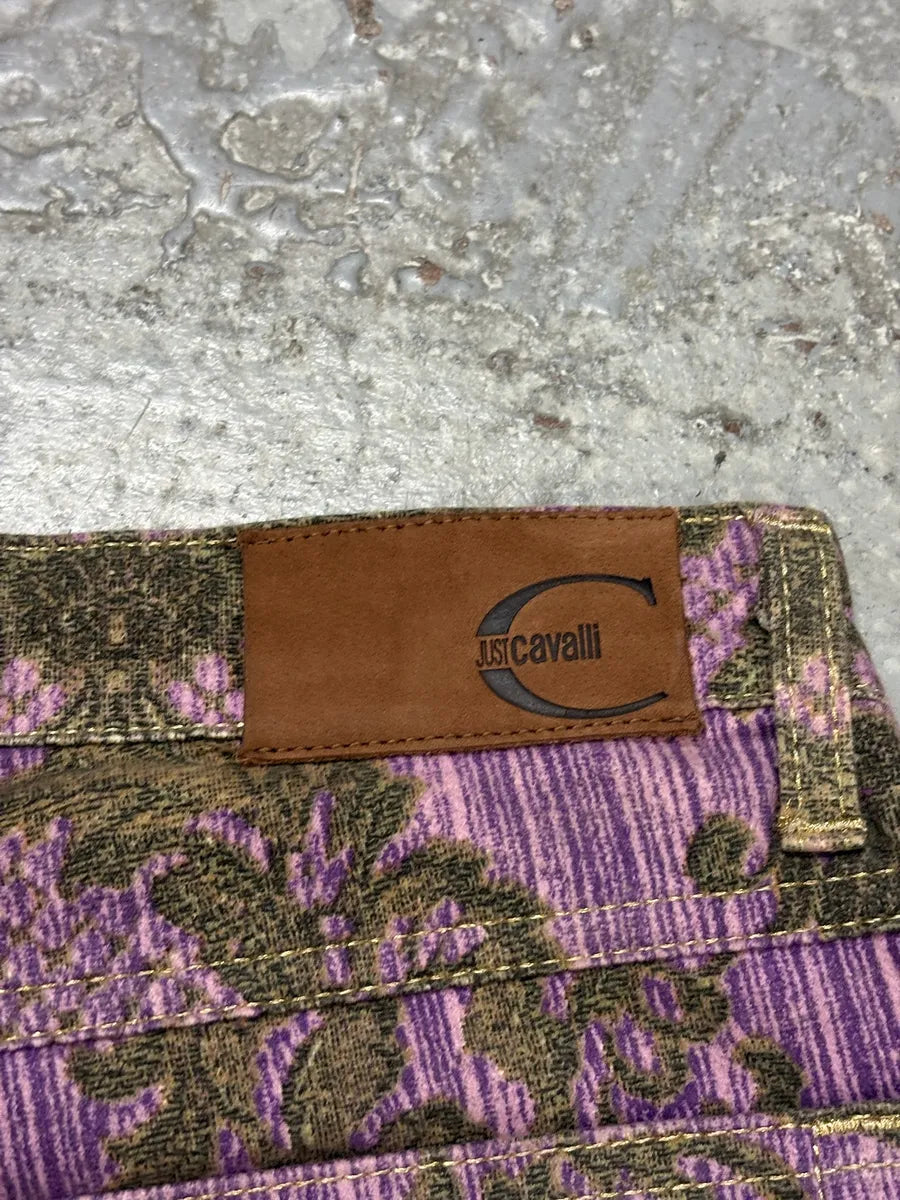 SS2005 Cavalli Purple Peninsula Cozy Pants NWeYRnn 5