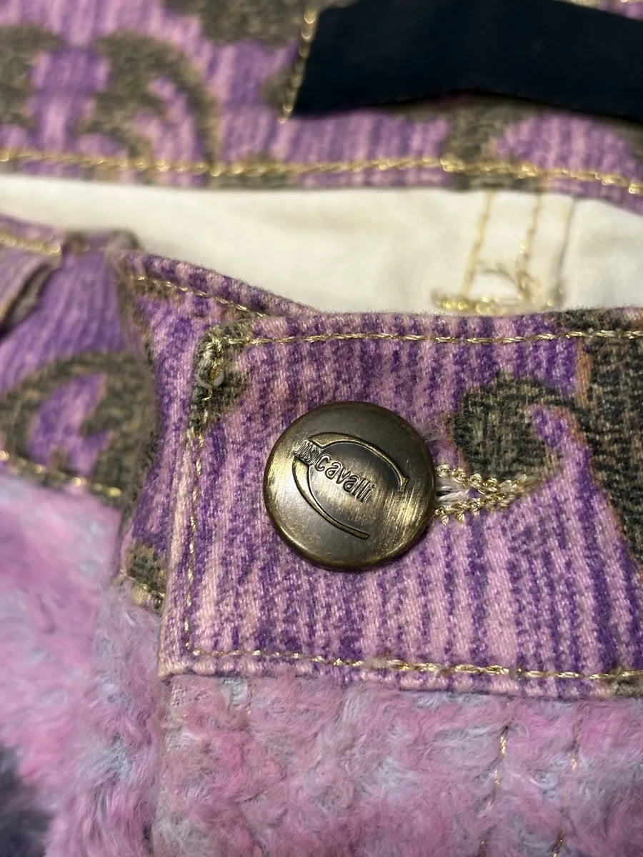 SS2005 Cavalli Purple Peninsula Cozy Pants NWeYRnn 6