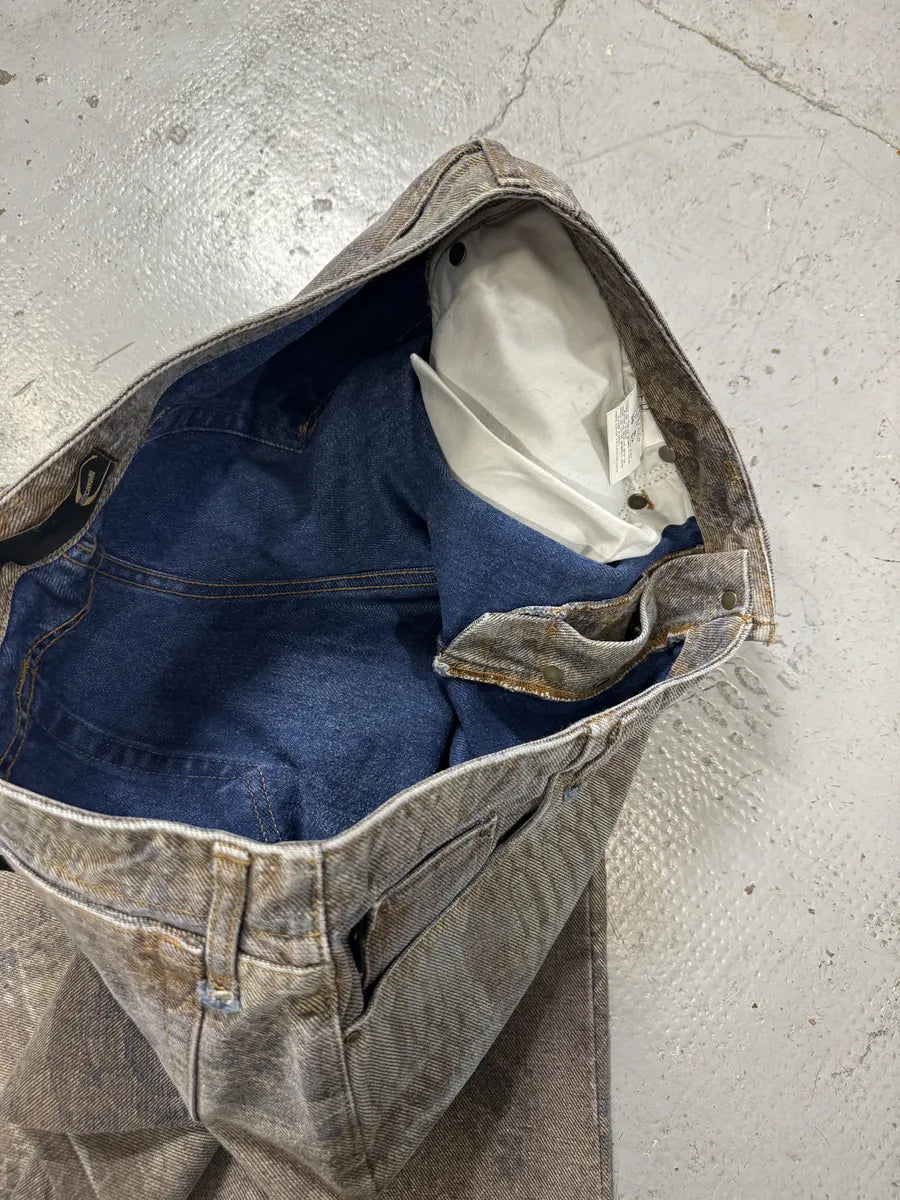 SS2005 Cavalli Python Effect Brown Marble Pants NDfSNtJ 6