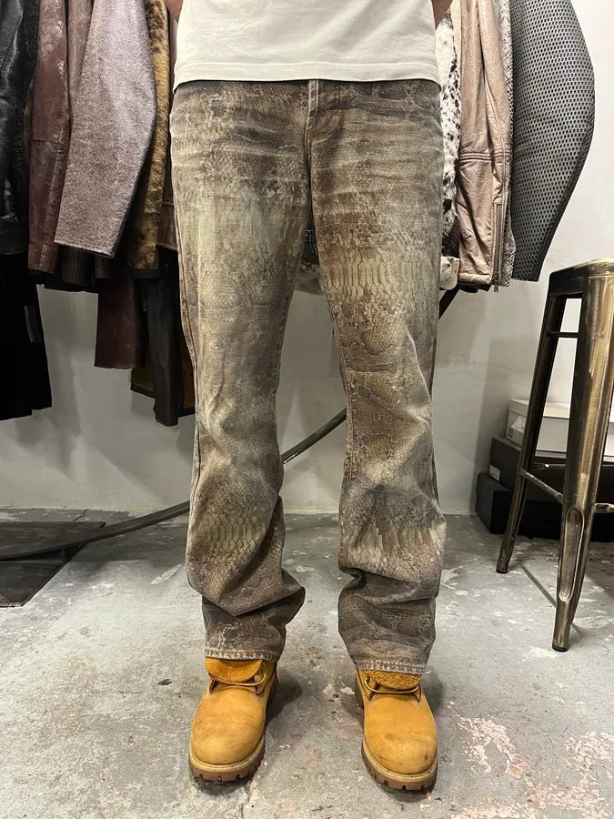 SS2005 Cavalli Sahara Snake Pant (L) xIsbtVf 2