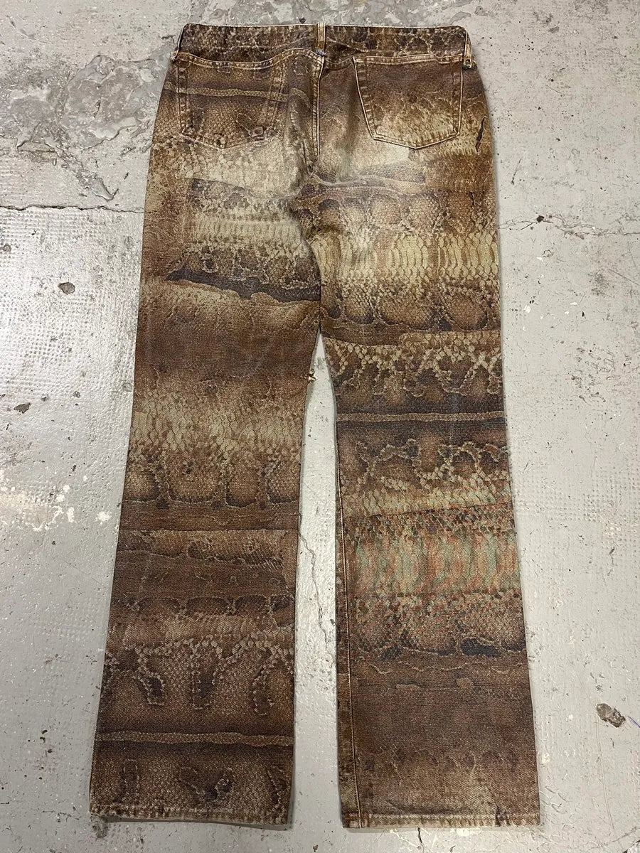 SS2005 Cavalli Sahara Snake Pant (L) xIsbtVf 8