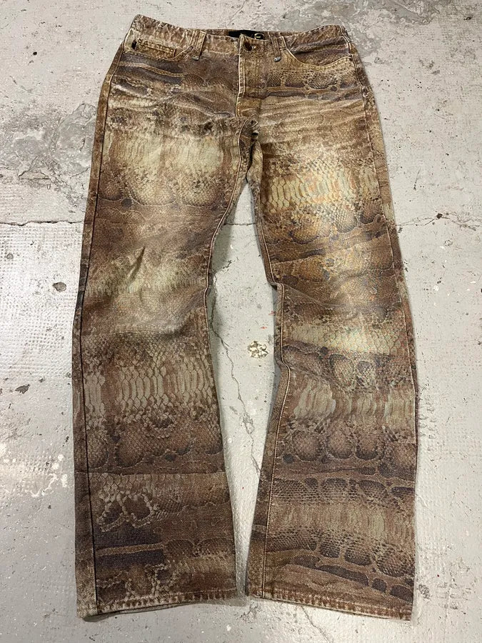 SS2005 Cavalli Sahara Snake Pant (L) xIsbtVf 9