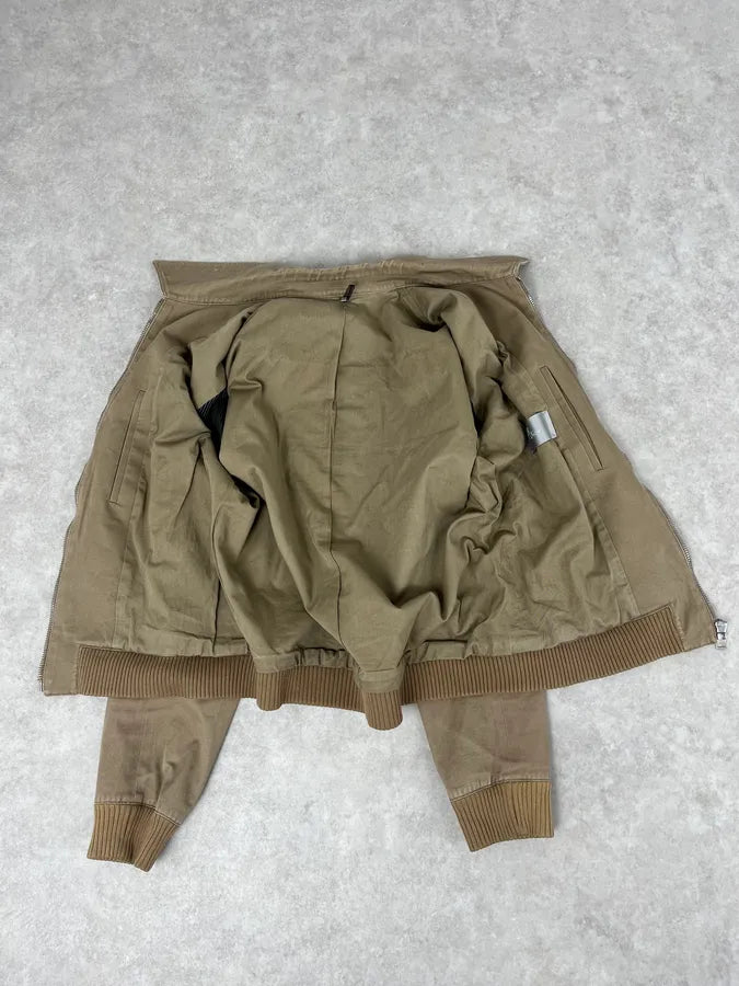 SS2005 Dior Beige Cotton Bomber Jacket Cargo Pocket by Hedi Slimane sqedIwh 7