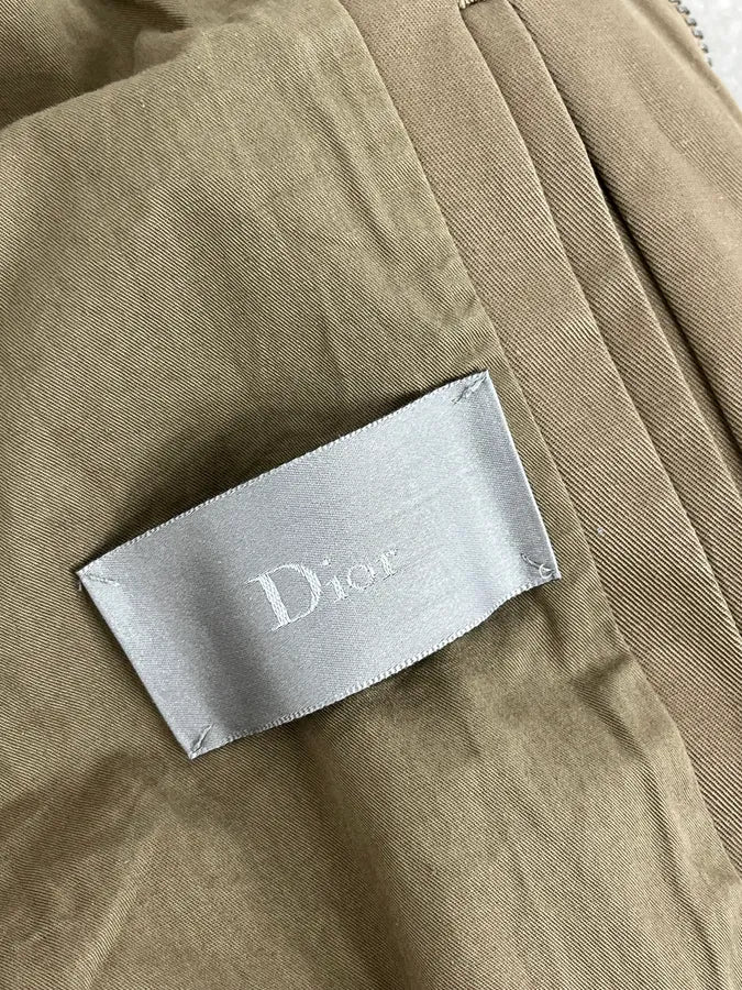 SS2005 Dior Beige Cotton Bomber Jacket Cargo Pocket by Hedi Slimane sqedIwh 10