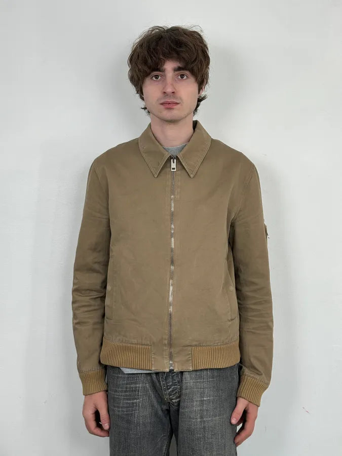 SS2005 Dior Beige Cotton Bomber Jacket Cargo Pocket by Hedi Slimane sqedIwh 1