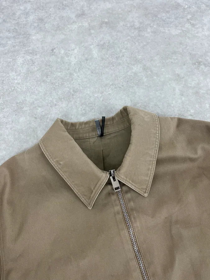 SS2005 Dior Beige Cotton Bomber Jacket Cargo Pocket by Hedi Slimane sqedIwh 4