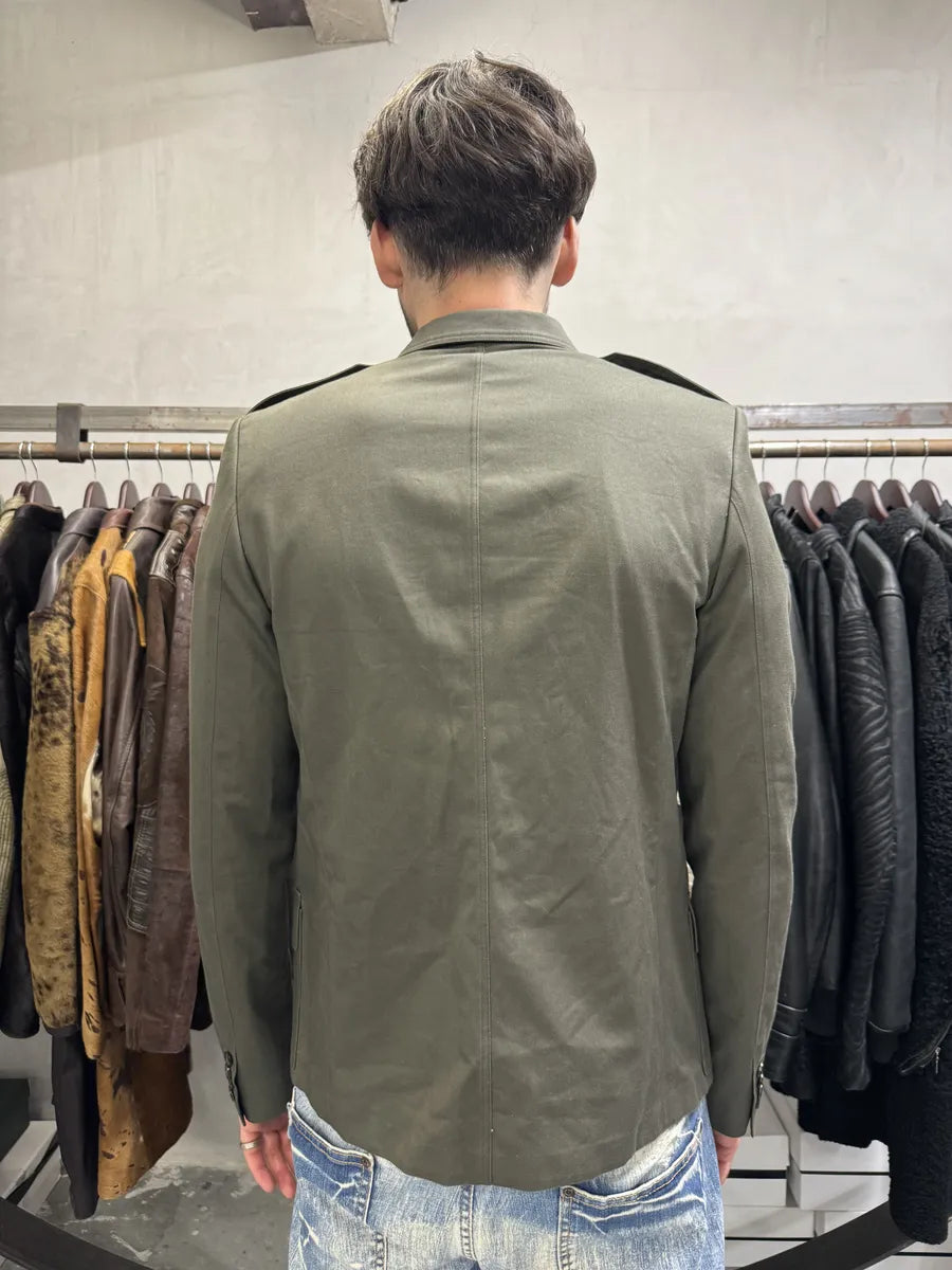 Dior Military Olive Military Blazer Jacket HRmzRQe 3