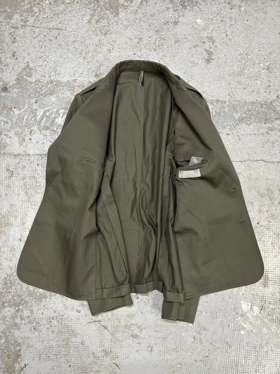 Dior Military Olive Military Blazer Jacket HRmzRQe 5