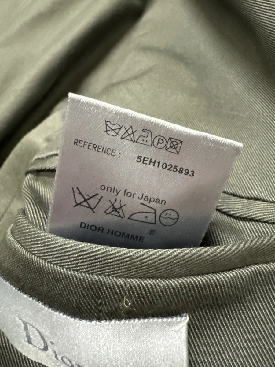 Dior Military Olive Military Blazer Jacket HRmzRQe 7