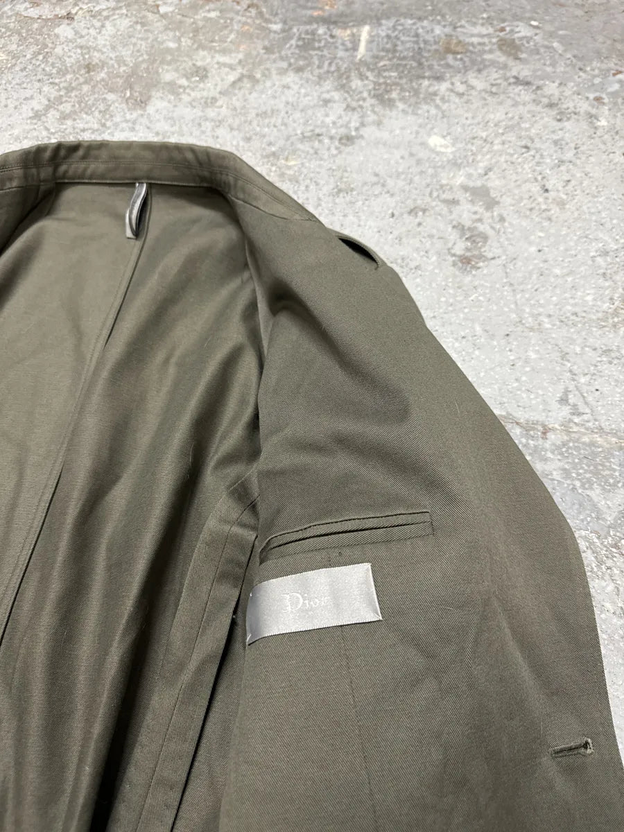 Dior Military Olive Military Blazer Jacket HRmzRQe 9